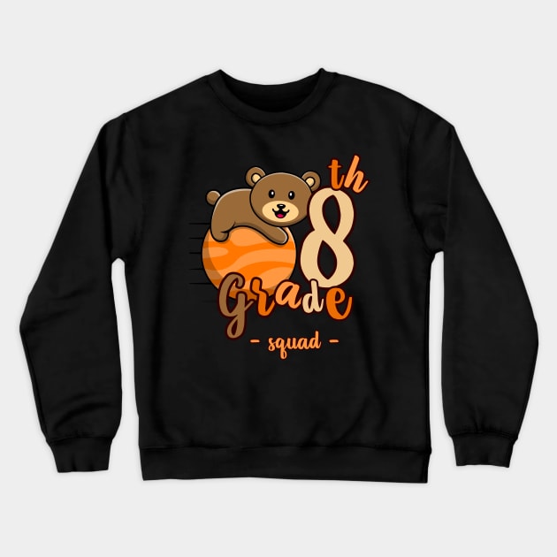 8th grade bear Crewneck Sweatshirt by hnueng111